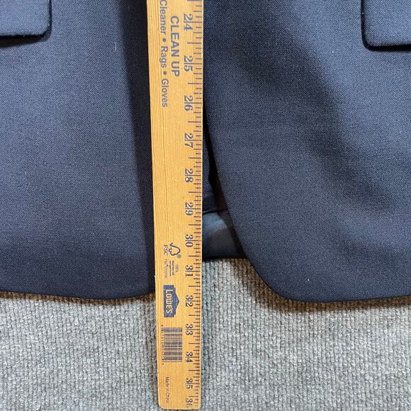 Wimbledon of England Blazer 40R Blue Single Breast Notch Lapel Wool Blend - Picture 7 of 14